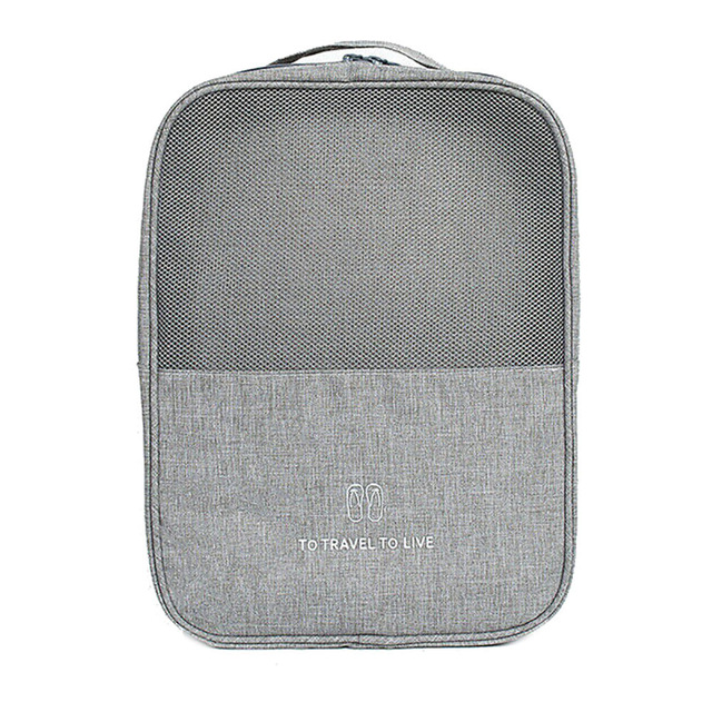 Travel Shoe Organizer — Grey