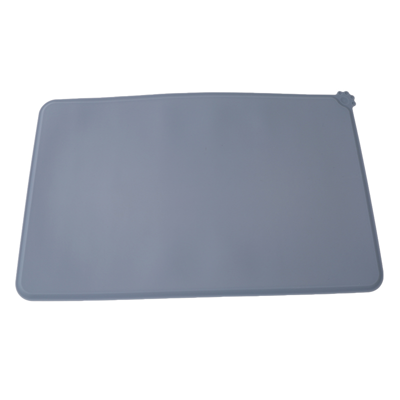Silicone Pet Feeding Mat — Grey