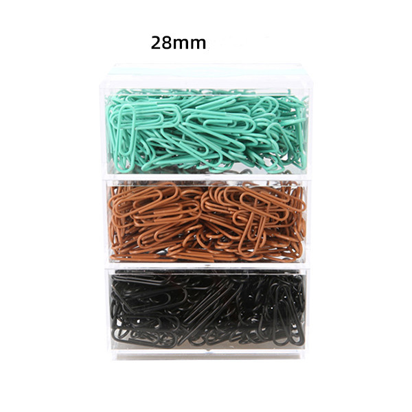 Coated Paper Clips — 28 mm or 50 mm Set