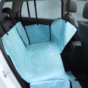 Rear Car Seat Cover for Pets — Blue