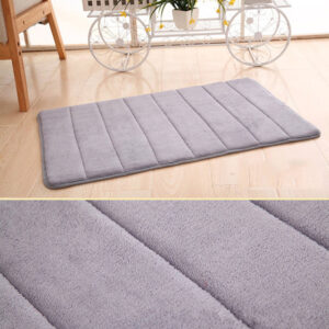 Soft Entryway Mat — Grey, 40 × 60 cm