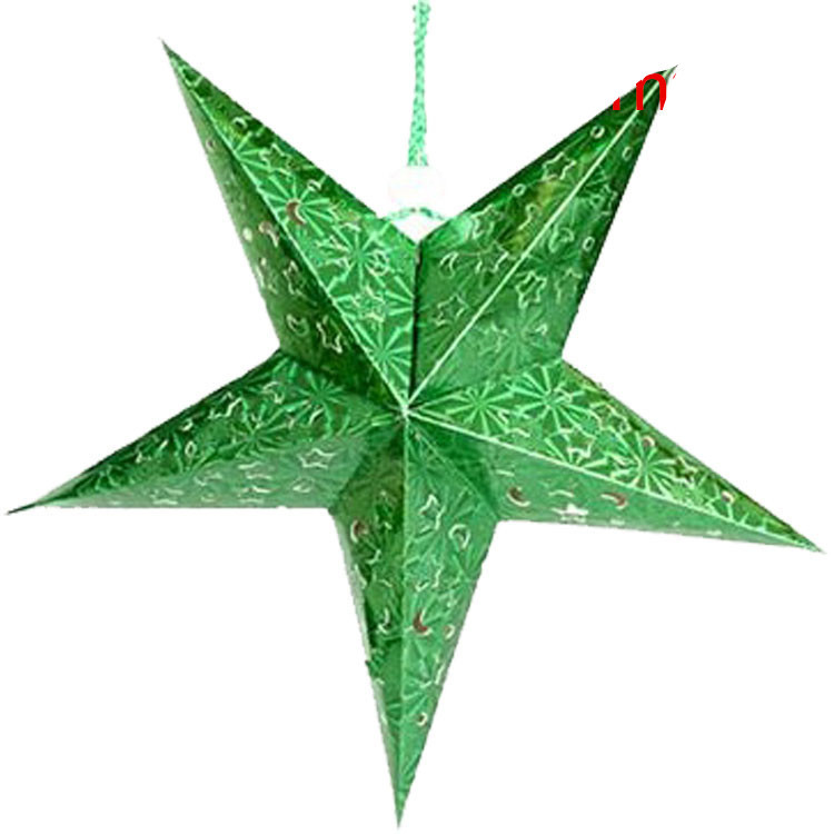 Metallic-Look Hanging Christmas Star - Image 8