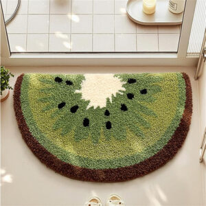 Kiwi Slice Bath Mat — Green
