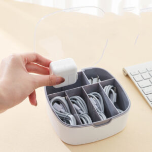 Compact Cable & Small-Accessory Storage Box